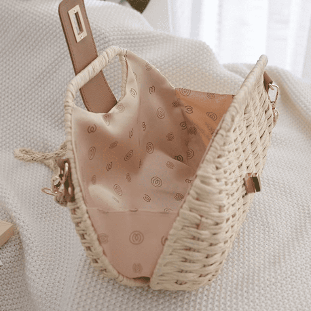 Bolsa de Palha Crossbody