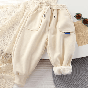 Calça Infantil de Moletom com Pelúcia