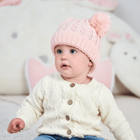 Touca Infantil com PomPom