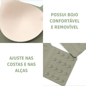 Sutiã Bojo Removível Alta Sustentação Comfy