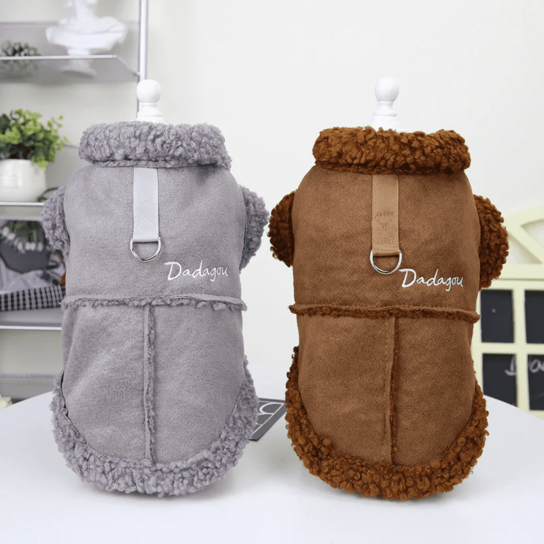 Roupa para Pet Nobuck com Pelúcia