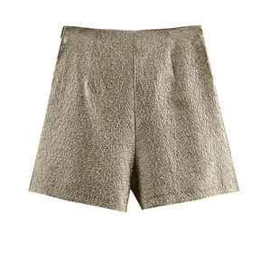 Short Saia Feminino Metalizado