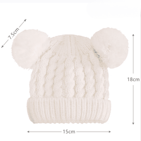 Touca Infantil com PomPom