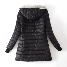 Jaqueta Feminina Puffer Longa com Pelúcia