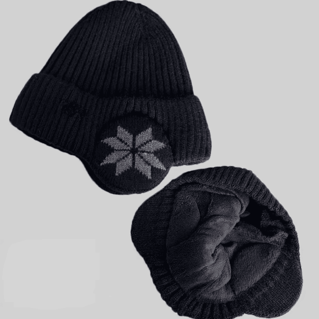 Gorro Unissex com Pelúcia e Tapa Orelha