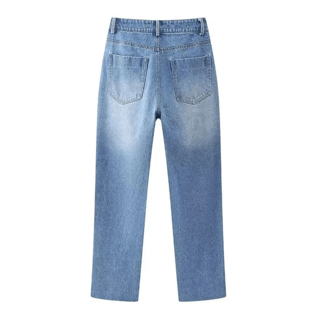 Calça Jeans Feminina com Pérolas