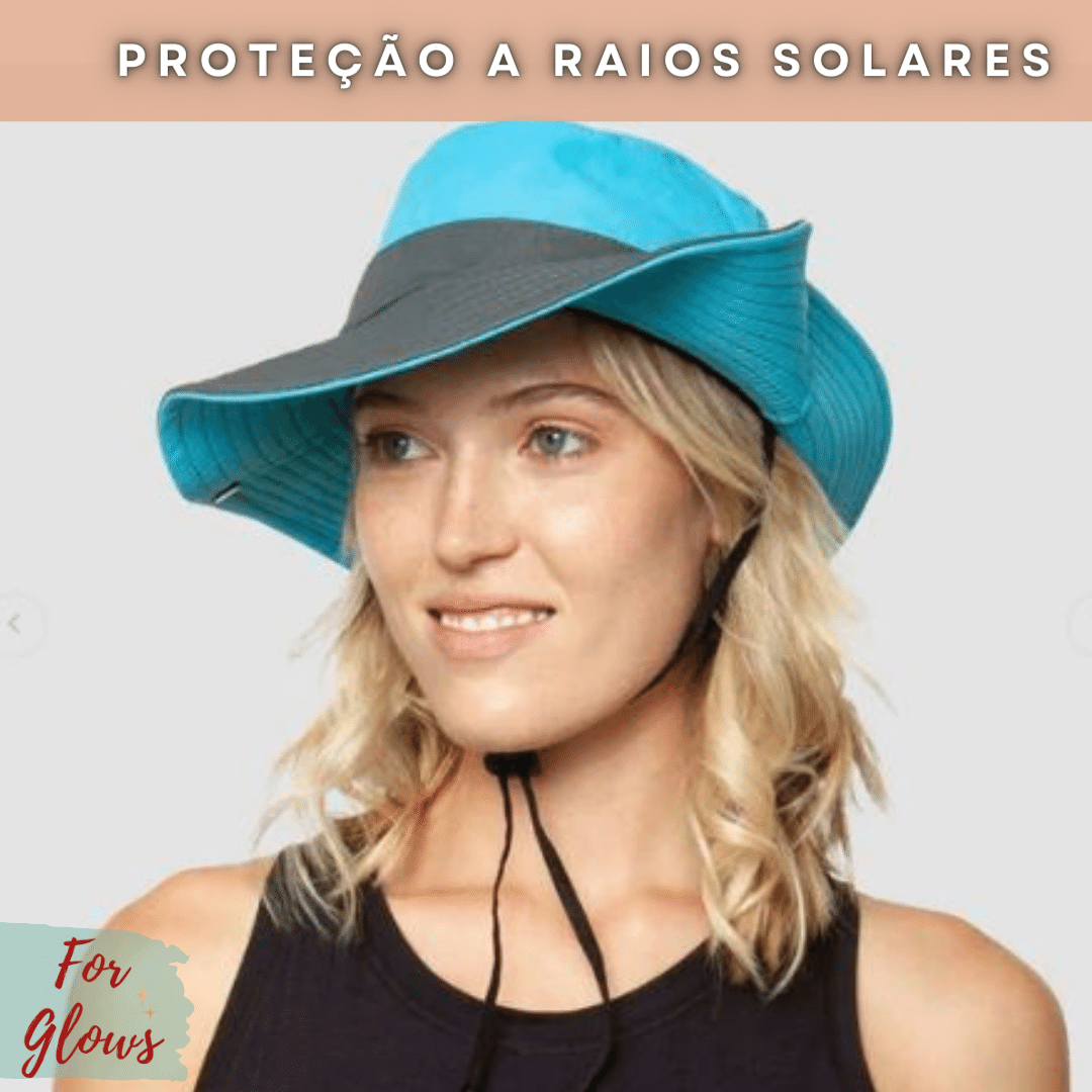 Chapéu Shadow com proteção UV 50