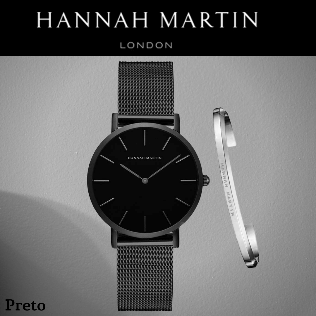 Relógio Hannah Martin London + Bracelete HM®