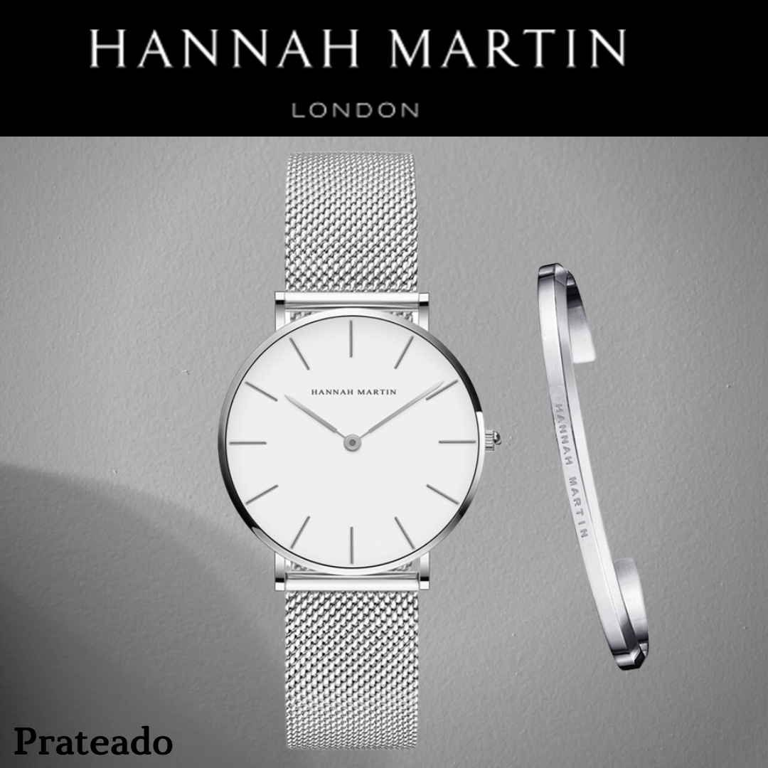 Relógio Hannah Martin London + Bracelete HM®